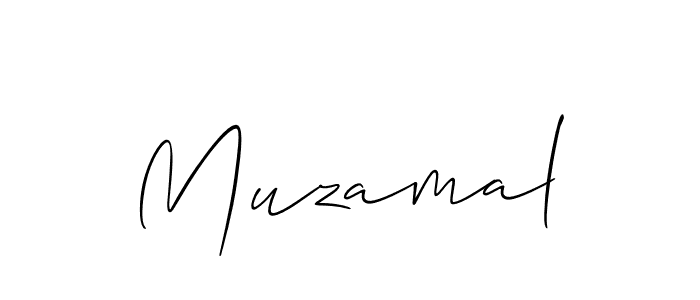 Also You can easily find your signature by using the search form. We will create Muzamal name handwritten signature images for you free of cost using Allison_Script sign style. Muzamal signature style 2 images and pictures png