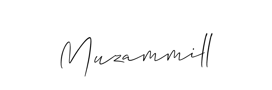 It looks lik you need a new signature style for name Muzammill. Design unique handwritten (Allison_Script) signature with our free signature maker in just a few clicks. Muzammill signature style 2 images and pictures png