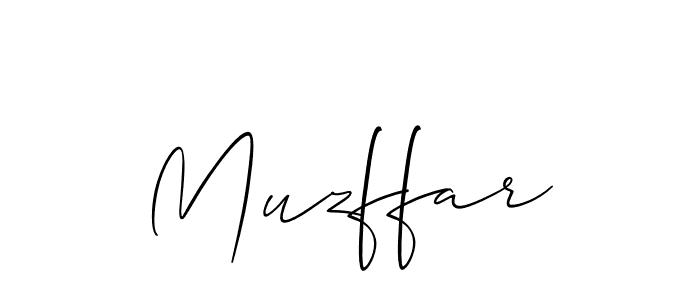 Also we have Muzffar name is the best signature style. Create professional handwritten signature collection using Allison_Script autograph style. Muzffar signature style 2 images and pictures png