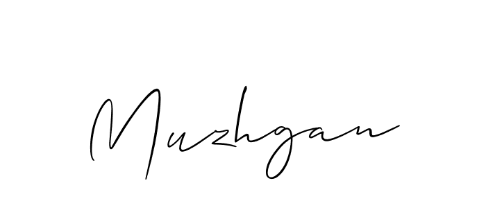 It looks lik you need a new signature style for name Muzhgan. Design unique handwritten (Allison_Script) signature with our free signature maker in just a few clicks. Muzhgan signature style 2 images and pictures png