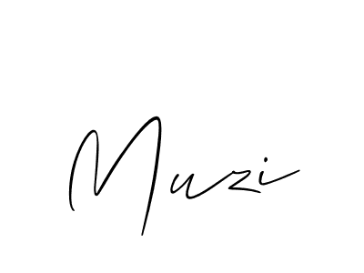 Best and Professional Signature Style for Muzi. Allison_Script Best Signature Style Collection. Muzi signature style 2 images and pictures png