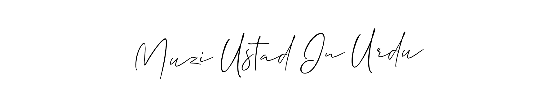 Here are the top 10 professional signature styles for the name Muzi Ustad In Urdu. These are the best autograph styles you can use for your name. Muzi Ustad In Urdu signature style 2 images and pictures png