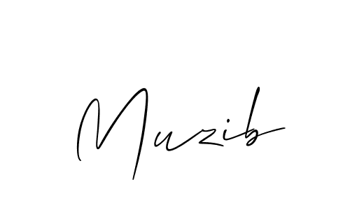 Once you've used our free online signature maker to create your best signature Allison_Script style, it's time to enjoy all of the benefits that Muzib name signing documents. Muzib signature style 2 images and pictures png