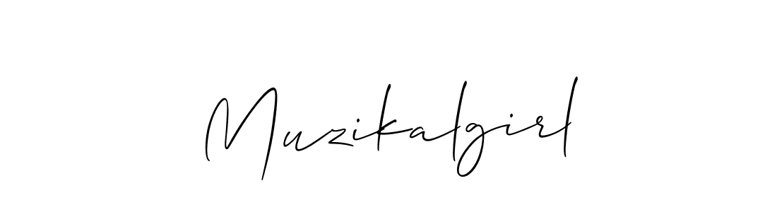 Make a beautiful signature design for name Muzikalgirl. Use this online signature maker to create a handwritten signature for free. Muzikalgirl signature style 2 images and pictures png