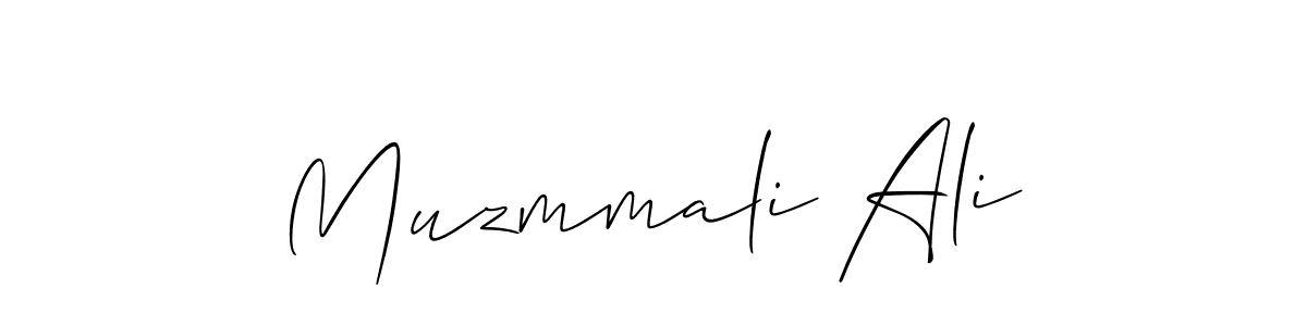 Muzmmali Ali stylish signature style. Best Handwritten Sign (Allison_Script) for my name. Handwritten Signature Collection Ideas for my name Muzmmali Ali. Muzmmali Ali signature style 2 images and pictures png