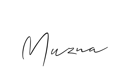 Also You can easily find your signature by using the search form. We will create Muzna name handwritten signature images for you free of cost using Allison_Script sign style. Muzna signature style 2 images and pictures png