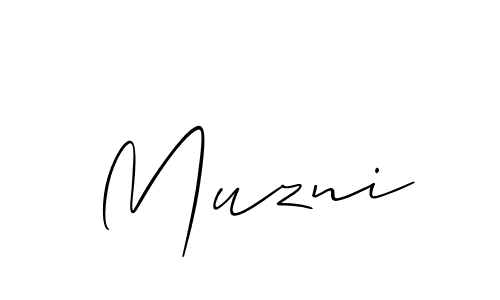 Once you've used our free online signature maker to create your best signature Allison_Script style, it's time to enjoy all of the benefits that Muzni name signing documents. Muzni signature style 2 images and pictures png