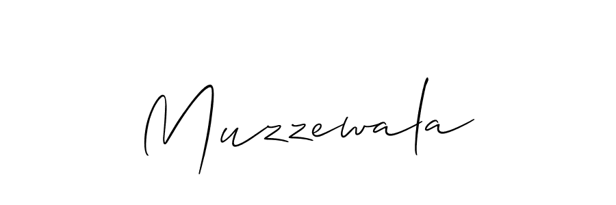 It looks lik you need a new signature style for name Muzzewala. Design unique handwritten (Allison_Script) signature with our free signature maker in just a few clicks. Muzzewala signature style 2 images and pictures png