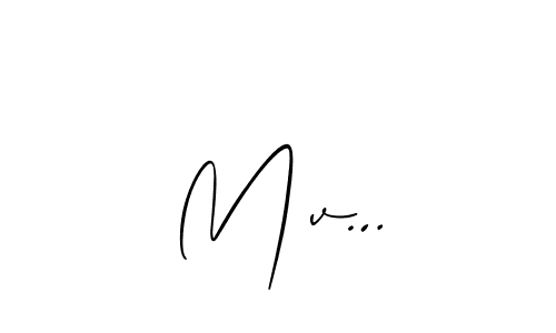 Allison_Script is a professional signature style that is perfect for those who want to add a touch of class to their signature. It is also a great choice for those who want to make their signature more unique. Get Mv… name to fancy signature for free. Mv… signature style 2 images and pictures png