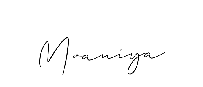 if you are searching for the best signature style for your name Mvaniya. so please give up your signature search. here we have designed multiple signature styles  using Allison_Script. Mvaniya signature style 2 images and pictures png