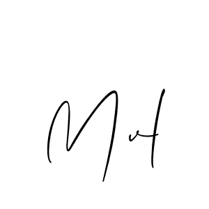 How to make Mvl name signature. Use Allison_Script style for creating short signs online. This is the latest handwritten sign. Mvl signature style 2 images and pictures png