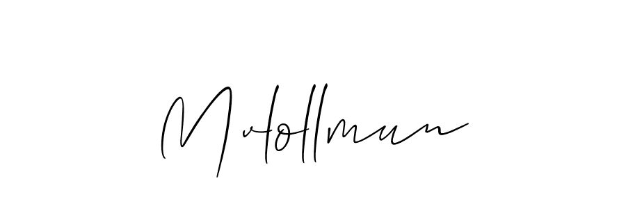 Best and Professional Signature Style for Mvlollmun. Allison_Script Best Signature Style Collection. Mvlollmun signature style 2 images and pictures png