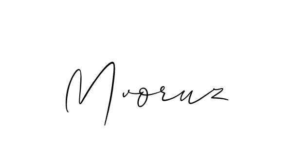 You can use this online signature creator to create a handwritten signature for the name Mvoruz. This is the best online autograph maker. Mvoruz signature style 2 images and pictures png