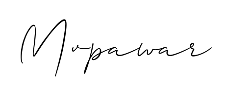 A stylish, flowing autograph style designed for name Mvpawar using Allison_Script typography. Perfect for digital creative projects. Mvpawar signature style 2 images and pictures png