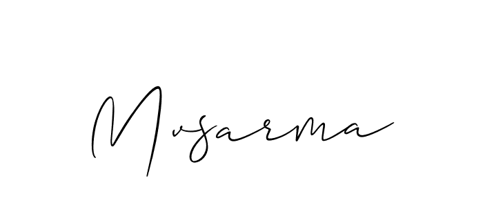 The best way (Allison_Script) to make a short signature is to pick only two or three words in your name. The name Mvsarma include a total of six letters. For converting this name. Mvsarma signature style 2 images and pictures png