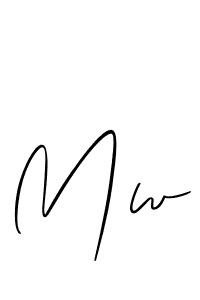 This is the best signature style for the Mw name. Also you like these signature font (Allison_Script). Mix name signature. Mw signature style 2 images and pictures png