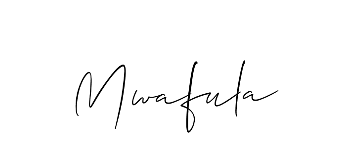 Design your own signature with our free online signature maker. With this signature software, you can create a handwritten (Allison_Script) signature for name Mwafula. Mwafula signature style 2 images and pictures png