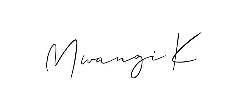 Once you've used our free online signature maker to create your best signature Allison_Script style, it's time to enjoy all of the benefits that Mwangi K name signing documents. Mwangi K signature style 2 images and pictures png