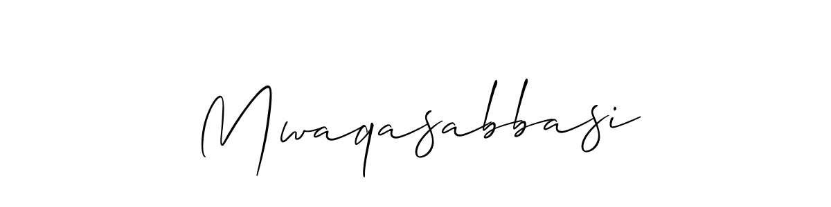 Similarly Allison_Script is the best handwritten signature design. Signature creator online .You can use it as an online autograph creator for name Mwaqasabbasi. Mwaqasabbasi signature style 2 images and pictures png