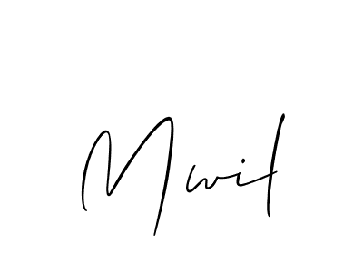 Make a beautiful signature design for name Mwil. With this signature (Allison_Script) style, you can create a handwritten signature for free. Mwil signature style 2 images and pictures png