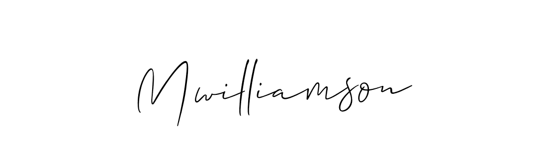 if you are searching for the best signature style for your name Mwilliamson. so please give up your signature search. here we have designed multiple signature styles  using Allison_Script. Mwilliamson signature style 2 images and pictures png