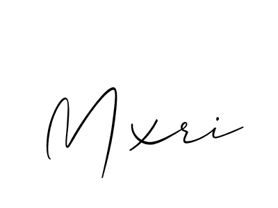 Also You can easily find your signature by using the search form. We will create Mxri name handwritten signature images for you free of cost using Allison_Script sign style. Mxri signature style 2 images and pictures png