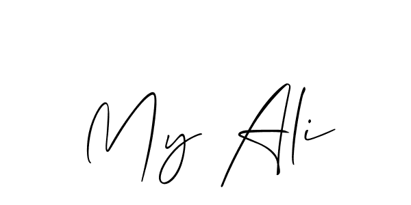 My Ali stylish signature style. Best Handwritten Sign (Allison_Script) for my name. Handwritten Signature Collection Ideas for my name My Ali. My Ali signature style 2 images and pictures png
