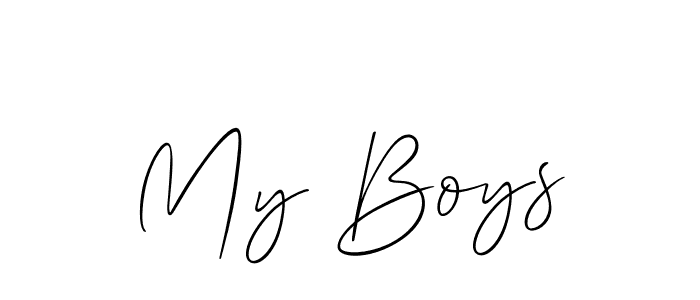 Similarly Allison_Script is the best handwritten signature design. Signature creator online .You can use it as an online autograph creator for name My Boys. My Boys signature style 2 images and pictures png