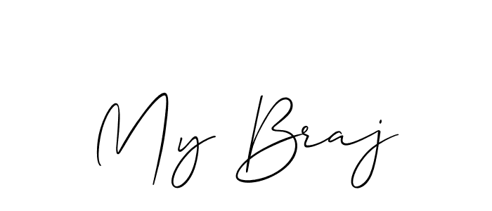 Also You can easily find your signature by using the search form. We will create My Braj name handwritten signature images for you free of cost using Allison_Script sign style. My Braj signature style 2 images and pictures png