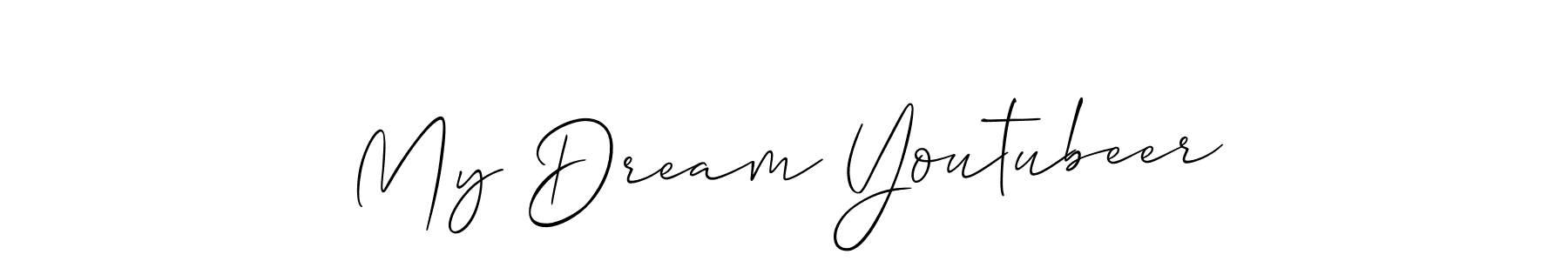 This is the best signature style for the My Dream Youtubeer name. Also you like these signature font (Allison_Script). Mix name signature. My Dream Youtubeer signature style 2 images and pictures png