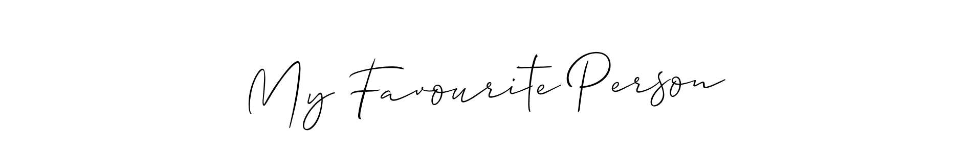Here are the top 10 professional signature styles for the name My Favourite Person. These are the best autograph styles you can use for your name. My Favourite Person signature style 2 images and pictures png