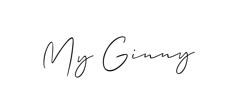 Also we have My Ginny name is the best signature style. Create professional handwritten signature collection using Allison_Script autograph style. My Ginny signature style 2 images and pictures png
