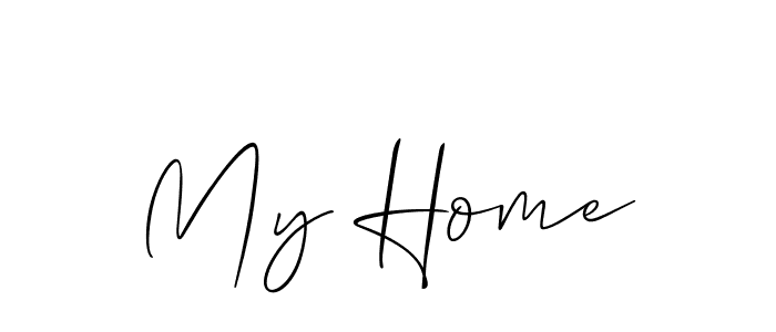 Once you've used our free online signature maker to create your best signature Allison_Script style, it's time to enjoy all of the benefits that My Home name signing documents. My Home signature style 2 images and pictures png