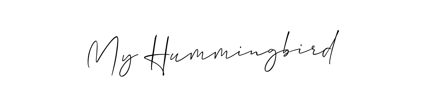 Once you've used our free online signature maker to create your best signature Allison_Script style, it's time to enjoy all of the benefits that My Hummingbird name signing documents. My Hummingbird signature style 2 images and pictures png