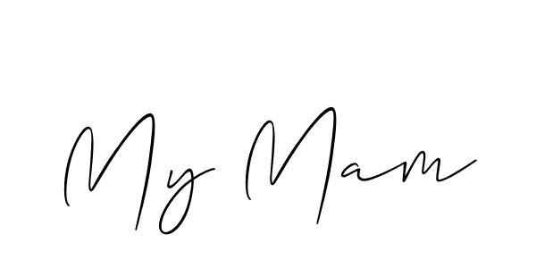 Once you've used our free online signature maker to create your best signature Allison_Script style, it's time to enjoy all of the benefits that My Mam name signing documents. My Mam signature style 2 images and pictures png