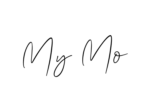 Create a beautiful signature design for name My Mo. With this signature (Allison_Script) fonts, you can make a handwritten signature for free. My Mo signature style 2 images and pictures png