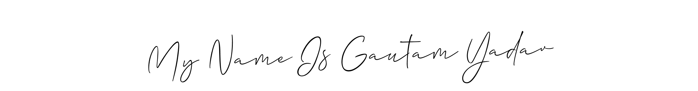 Once you've used our free online signature maker to create your best signature Allison_Script style, it's time to enjoy all of the benefits that My Name Is Gautam Yadav name signing documents. My Name Is Gautam Yadav signature style 2 images and pictures png