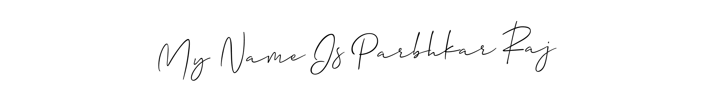 How to Draw My Name Is Parbhkar Raj signature style? Allison_Script is a latest design signature styles for name My Name Is Parbhkar Raj. My Name Is Parbhkar Raj signature style 2 images and pictures png