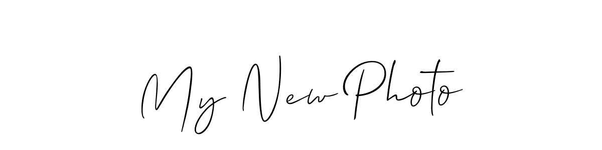 How to Draw My New Photo signature style? Allison_Script is a latest design signature styles for name My New Photo. My New Photo signature style 2 images and pictures png
