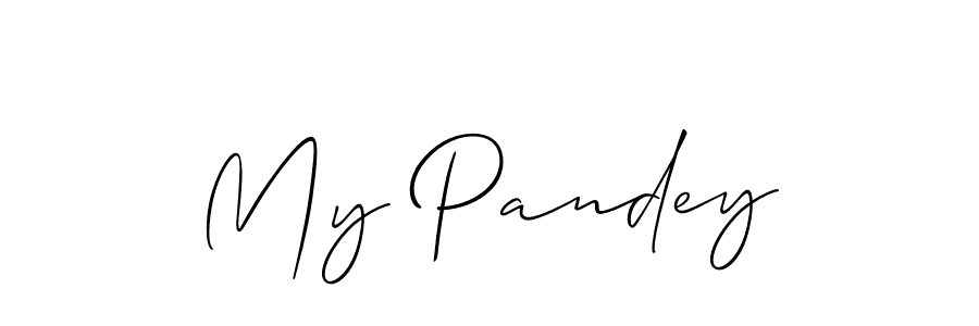 See photos of My Pandey official signature by Spectra . Check more albums & portfolios. Read reviews & check more about Allison_Script font. My Pandey signature style 2 images and pictures png