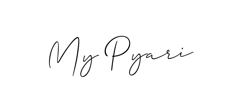 Check out images of Autograph of My Pyari name. Actor My Pyari Signature Style. Allison_Script is a professional sign style online. My Pyari signature style 2 images and pictures png