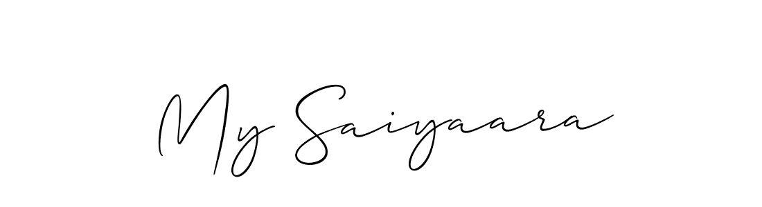 You can use this online signature creator to create a handwritten signature for the name My Saiyaara. This is the best online autograph maker. My Saiyaara signature style 2 images and pictures png