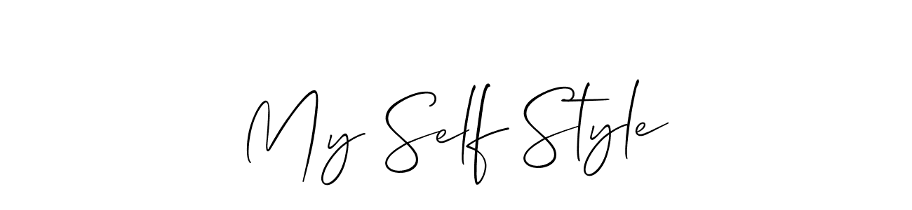 Make a beautiful signature design for name My Self Style. Use this online signature maker to create a handwritten signature for free. My Self Style signature style 2 images and pictures png