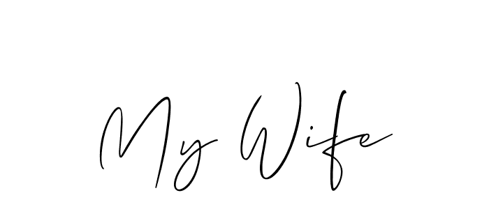 See photos of My Wife official signature by Spectra . Check more albums & portfolios. Read reviews & check more about Allison_Script font. My Wife signature style 2 images and pictures png