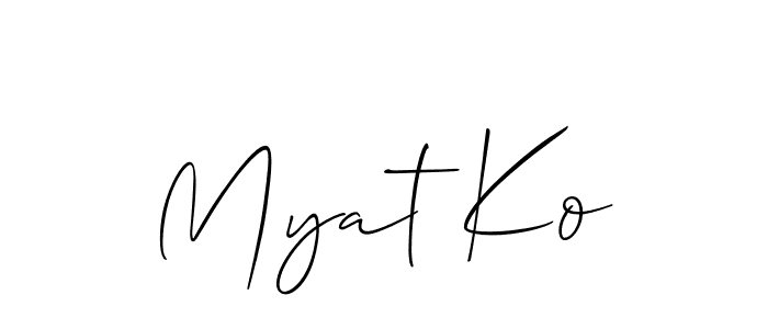 Here are the top 10 professional signature styles for the name Myat Ko. These are the best autograph styles you can use for your name. Myat Ko signature style 2 images and pictures png