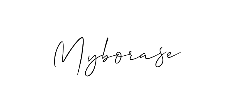 How to Draw Myborase signature style? Allison_Script is a latest design signature styles for name Myborase. Myborase signature style 2 images and pictures png