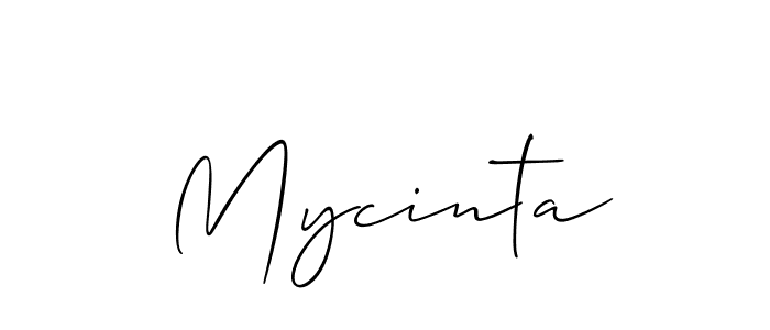 Best and Professional Signature Style for Mycinta. Allison_Script Best Signature Style Collection. Mycinta signature style 2 images and pictures png