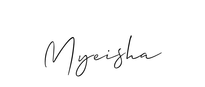 Also You can easily find your signature by using the search form. We will create Myeisha name handwritten signature images for you free of cost using Allison_Script sign style. Myeisha signature style 2 images and pictures png