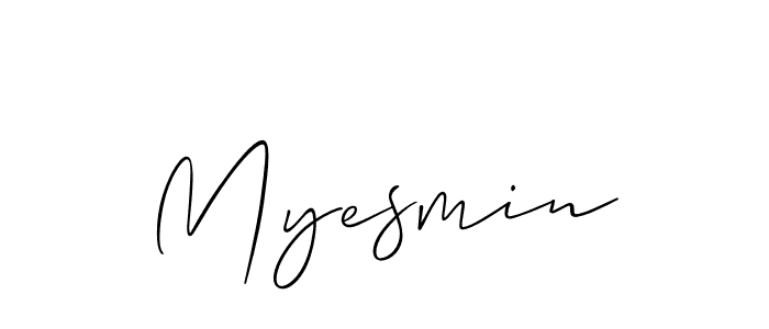 Best and Professional Signature Style for Myesmin. Allison_Script Best Signature Style Collection. Myesmin signature style 2 images and pictures png