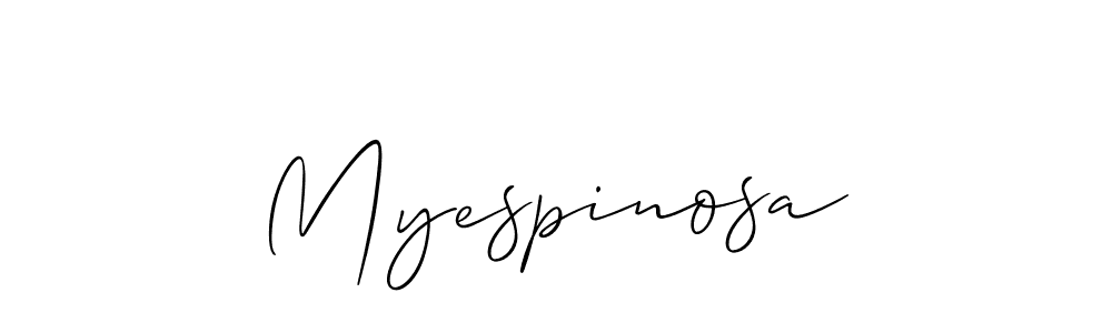 Best and Professional Signature Style for Myespinosa. Allison_Script Best Signature Style Collection. Myespinosa signature style 2 images and pictures png